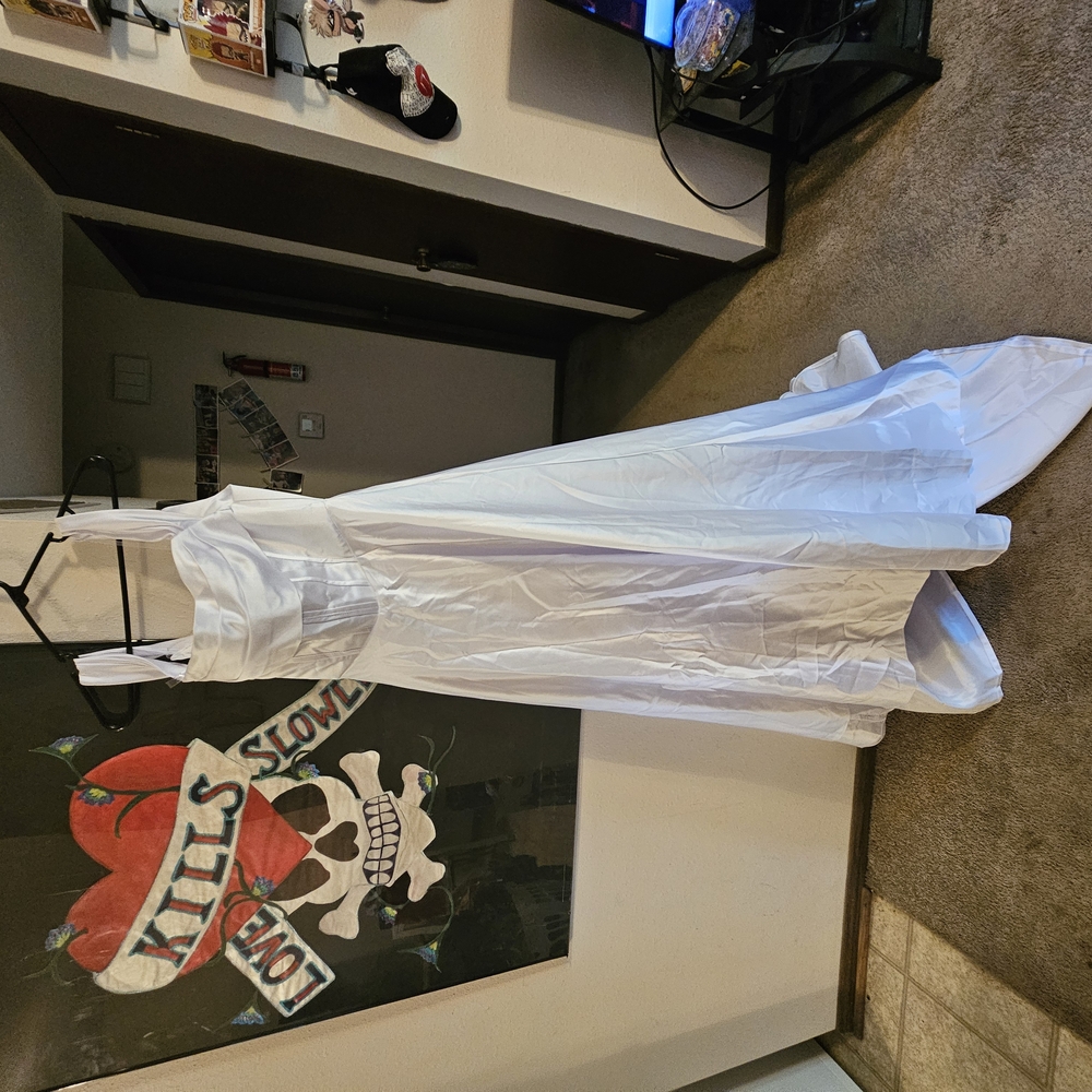 Elegant White Wedding Gown
